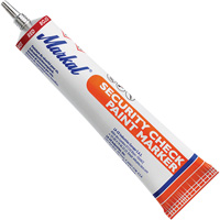 Security Check Paint Marker, 1.7 oz., Tube, Red KP858 | Johnston Equipment