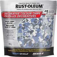 Decorative Colour Chips, 474 g, Bag, Blue/Grey KQ256 | Johnston Equipment