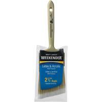 Weekender™ Angle Paint Brush, Polyester, Plastic Handle, 2-1/2" Width KR626 | Johnston Equipment