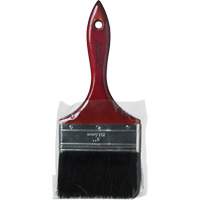 Chip Paint Brush, Black China, Wood Handle, 4" Width KR664 | Johnston Equipment