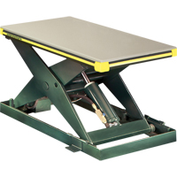 Hydraulic Backsaver Scissor Lift Table, Steel, 24" W x 48" L, 2000 lbs. Capacity LT584 | Johnston Equipment