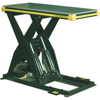 Hydraulic Backsaver Scissor Lift Table, Steel, 24" W x 48" L, 4000 lbs. Capacity LT585 | Johnston Equipment