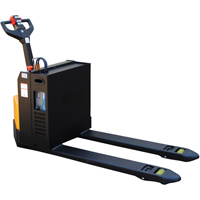 Fully Powered Electric Pallet Truck, 4500 lbs. Cap., 48" L x 30.25" W LV536 | Johnston Equipment