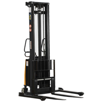 Fork Lift Stacker, Electric Operated, 2000 lbs. Capacity, 150" Max Lift LV582 | Johnston Equipment
