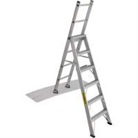2700 Series Industrial Duty Multi-Way Ladders, 6', Aluminum, 250 lbs. Cap., ANSI 1, CSA 1 MF402 | Johnston Equipment