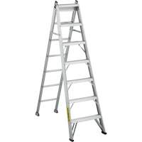 2700 Series Industrial Duty Multi-Way Ladders, 7', Aluminum, 250 lbs. Cap., ANSI 1, CSA 1 MF403 | Johnston Equipment