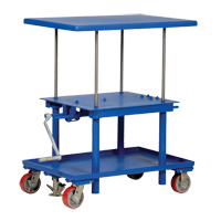 Hydraulic Lift Table, 24" L x 36" W, Steel, 2000 lbs. Capacity MF978 | Johnston Equipment