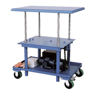 Post Lift Table, Steel, 36"L x 24"W, 2000 lbs. Capacity MF982 | Johnston Equipment