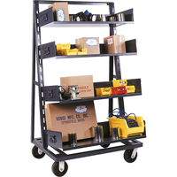 Adjust-A-Tray Trucks, 24" x 38" x 64", 1500 lbs. Capacity MH012 | Johnston Equipment