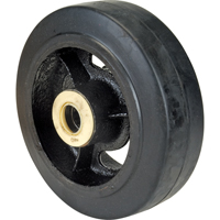 Rubber Wheels, 6" (152 mm) Dia. x 2" (51 mm) W, 550 lbs. (249 kg.) Capacity MH296 | Johnston Equipment