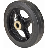 Rubber Wheels, 8" (203 mm) Dia. x 2" (51 mm) W, 600 lbs. (272 kg.) Capacity MH297 | Johnston Equipment