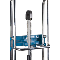 Hydraulic Platform Lift Stacker, Foot Pump Operated, 880 lbs. Capacity, 60" Max Lift MN397 | Johnston Equipment