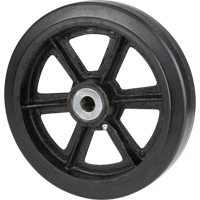 Mold-On Rubber Wheels, 12" (304.8 mm) Dia. x 2.5" (63.5 mm) W, 1200 lbs. (544 kg.) Capacity MN693 | Johnston Equipment
