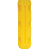 Slim Column Protector, 3" x 3" Inside Opening, 12" L x 12" W x 42" H, Yellow MO036 | Johnston Equipment