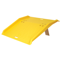 Portable Poly Hand Truck Dock Plate, 750 lbs. Load Capacity, 36" L x 35" W x 5" H MO110 | Johnston Equipment