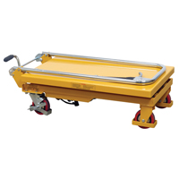 Hydraulic Scissor Lift Table, 17.75" L x 27.5" W/27-1/2" L x 17-3/4" W, Steel, 330 lbs. Capacity MO190 | Johnston Equipment