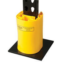 Polyethylene Rack Guard, 5" W x 6" L x 8" H, Yellow MO762 | Johnston Equipment