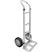 Knocked Down Hand Truck, Continuous Handle, Aluminum, 48" Height, 500 lbs. Capacity MO896 | Johnston Equipment