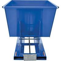 Self-Dumping Hopper, Steel, 1 cu.yd., Blue MO922 | Johnston Equipment