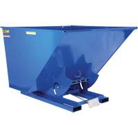 Self-Dumping Hopper, Steel, 2-1/2 cu.yd., Blue MO925 | Johnston Equipment