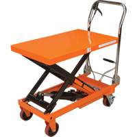 Hydraulic Scissor Lift Table, 32" L x 19-3/4" W, Steel, 660 lbs. Capacity MP006 | Johnston Equipment