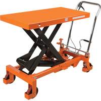 Hydraulic Scissor Lift Table, 40" L x 20 " W, Steel, 2200 lbs. Capacity MP011 | Johnston Equipment