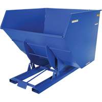Self-Dumping Hopper, Steel, 4 cu.yd., Blue MP118 | Johnston Equipment