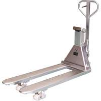 Eco Weigh-Scale Pallet Truck, 48" L x 27" W, 4400 lbs. Cap. MP258 | Johnston Equipment