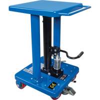 Hydraulic Work Table, 18" L x 18" W, Steel, 500 lbs. Capacity MP535 | Johnston Equipment