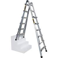 Telescoping Multi-Position Ladder, Aluminum, 300 lbs. MP925 | Johnston Equipment
