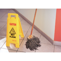 "Wet Floor" Safety Signs, English with Pictogram NC528 | Johnston Equipment