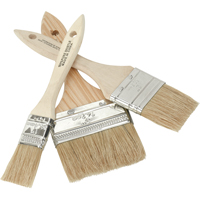 Chip/Resin Oil Paint Brush, White China, Wood Handle, 1" Width ND266 | Johnston Equipment