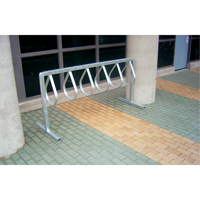 Style Bicycle Rack, Galvanized Steel, 12 Bike Capacity ND921 | Johnston Equipment