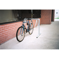 Style Bicycle Rack, Galvanized Steel, 6 Bike Capacity ND924 | Johnston Equipment