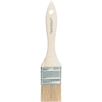 Paint Brush, White China, Wood Handle, 1-3/4" Width ND936 | Johnston Equipment