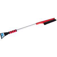 Long Reach Snow Brushes, Nylon Polyethylene Blade, 35" Long, Red NE441 | Johnston Equipment