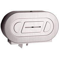 Twin Jumbo Toilet Paper Dispenser, Multiple Roll Capacity NG450 | Johnston Equipment