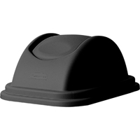 Soft Wastebasket Covers, Dome Lid/Swing Lid, Plastic, Fits Container Size: 16" x 11-5/8" NG982 | Johnston Equipment