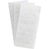 Doodlebug™ White Cleaning Pad, 10" L x 4-1/2" W NH327 | Johnston Equipment