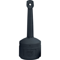 Smoker’s Cease-Fire<sup>®</sup> Cigarette Butt Receptacle, Free-Standing, Plastic, 4 US gal. Capacity, 38-1/2" Height NI694 | Johnston Equipment