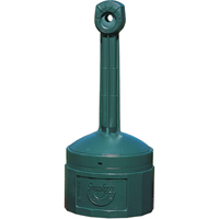 Smoker’s Cease-Fire<sup>®</sup> Cigarette Butt Receptacle, Free-Standing, Plastic, 1 US gal. Capacity, 30" Height NI704 | Johnston Equipment