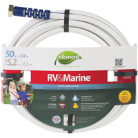 Element™ Marine & RV Water Hoses, PVC, 1/2" dia. x 50' NJ417 | Johnston Equipment