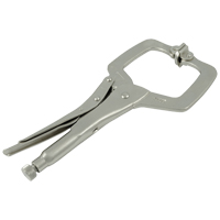 Locking Clamp Pliers with Swivel Pads, 6" Length, C-Clamp NJH858 | Johnston Equipment