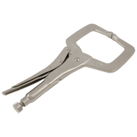 Locking Clamp Pliers with Swivel Pads, 11" Length, C-Clamp NJH860 | Johnston Equipment