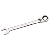 Reversible Combination Ratcheting Wrench, 12 Point, 8mm, Chrome Finish NJI096 | Johnston Equipment