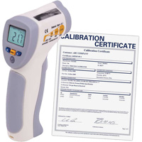 Food Service Infrared Thermometer with ISO Certificate, -4°- 392° F ( -20° - 200° C )/-58°- 4° F ( -50° - -20° C ), 8:1, Fixed Emmissivity NJW100 | Johnston Equipment