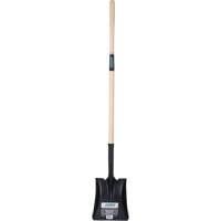Square Point Shovel, Hardwood, Tempered Steel Blade, Straight Handle, 48" Long NN246 | Johnston Equipment