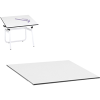 Table Top for Vista Adjustable Drawing Table, 48" W x 3/4" H, White OA910 | Johnston Equipment