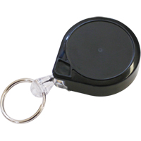 Anneaux à clés rétractables Mini-Bak<sup>MD</sup>, Plastique, Câble 36", Fixation Agrafe de ceinture ON546 | Johnston Equipment