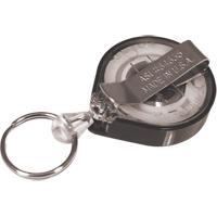 Anneaux à clés rétractables Mini-Bak<sup>MD</sup>, Plastique, Câble 36", Fixation Agrafe de ceinture ON546 | Johnston Equipment